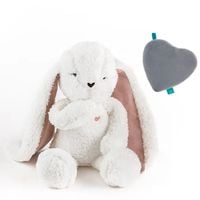 SZUMIŚ SZUMIĄCY MIŚ KRÓLIK MECHANIZM 5W1 LAMPKA SZUMISIE + ETUI RÓŻOWE USZY