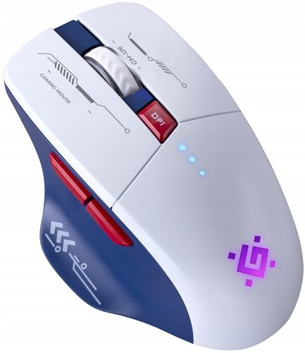 Myszka DEFENDER Mysz Bluetooth Bezprzewodowa Biała Podświetlenie Gamingowa na Arena.pl