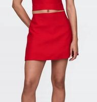 Spódnica szortowa lniana xxl