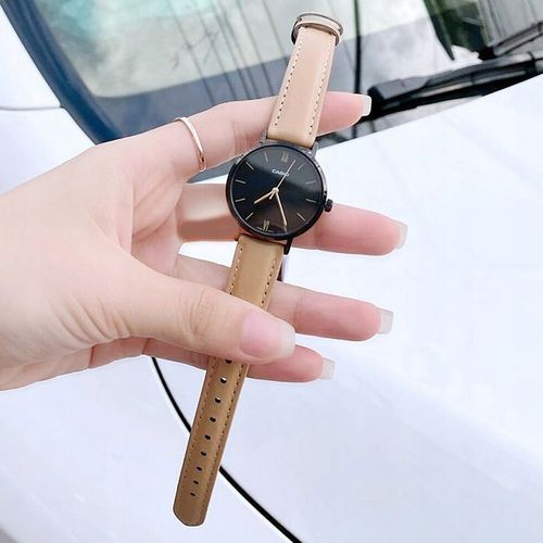 ZEGAREK DAMSKI CASIO LTP-VT02BL brązowy skórzany + BOX +GRAWER na Arena.pl