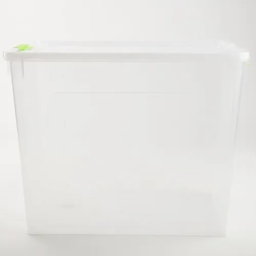 POJEMNIK PLASTIKOWY BOX 40L PRZEZROCZYSTY Z POKRYWKĄ DO PRZECHOWYWANIA na Arena.pl