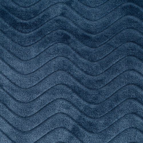 Koc flano z frędzlami EMMA 150X200 granatowy na Arena.pl