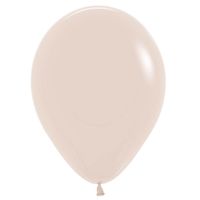 Balony lateksowe pastelowe biały piasek, 30 cm 50 szt.