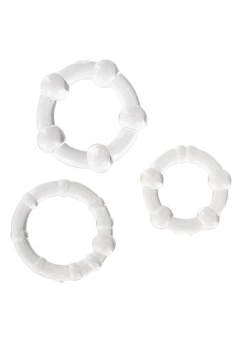3 pierścienie zaciskowe erekcyjne na penisa zestaw na Arena.pl