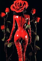 Plakat 68x98cm Kwiatowa Persona Róż