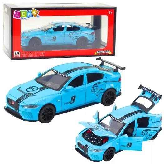 SAMOCHÓD METALOWY JAGUAR NIEBIESKI zdjęcie 1
