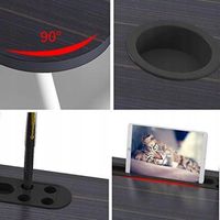 MAŁY ogrodowy STÓŁ ROZKŁADANY kemping STOLIK TURYSTYCZNY składany DESKLET