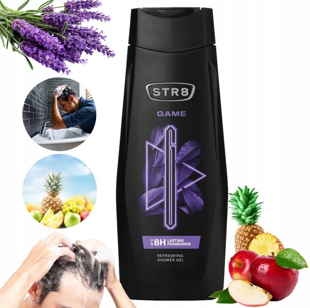 str8 żel pod prysznic 400ml game zdjęcie 8
