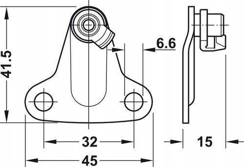 Siłownik meblowy do frontów HAFELE DUO rozwórka nożycowa podnośnik na Arena.pl