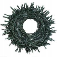 LAMPKI CHOINKOWE ŚWIĄTECZNE 500 LED BIAŁE CIEPŁE ZEW WEW NA CHOINKĘ 8w1