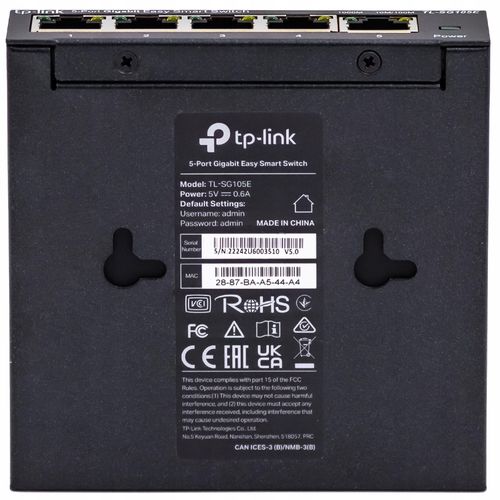 Switch TP-Link 5p TL-SG105E (5x10/100/1000Mbit) na Arena.pl