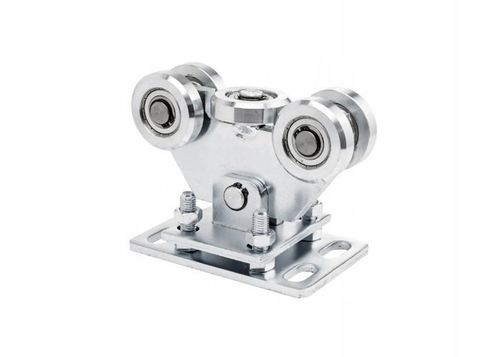 WÓZEK wózki do BRAMY PRZESUWNEJ 80x80 komplet ZESTAW wózków bramowych na Arena.pl