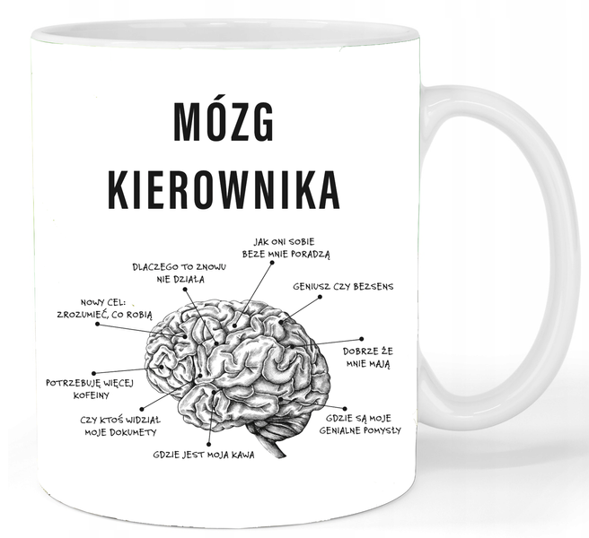Kubek ceramiczny Mózg Kierownika zdjęcie 1