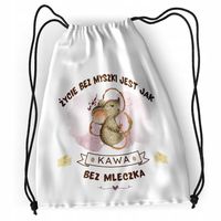 Plecak Myszki Myszka Sportowy Szkolny Worek Torba Z Nadrukiem Ze Zdjęciem