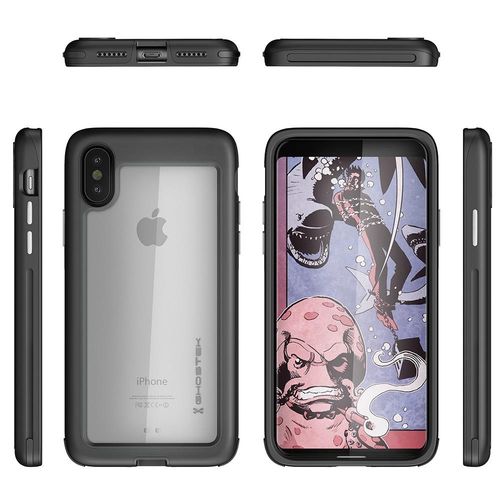 Etui Ghostek Atomic Slim do iPhone XS/X (czarne) na Arena.pl