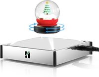 UŻYWANE Magnetyczna platforma obrotowa Huanyu 360° lewitacja LED 300g
