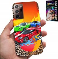 ETUI DO SAMSUNG NOTE 20 ULTRA - DLA DZIECI, SAMOCHODY WYŚCIGOWE + FOLIA