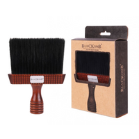 BLACKOMB Drewniana karkówka fryzjerska barberska do włosów pędzel - CK1060
