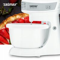 MIKSER RĘCZNY ZELMER LEKKI ROBOT KUCHENNY Z MISĄ 2,5L 4 KOŃCÓWKI TURBO 700W