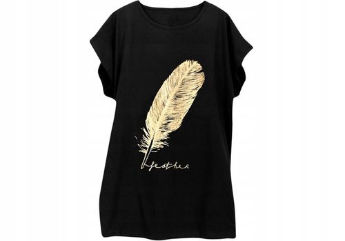 Kobieca dłuższa bluzka z bawełny 4XL 48 na Arena.pl