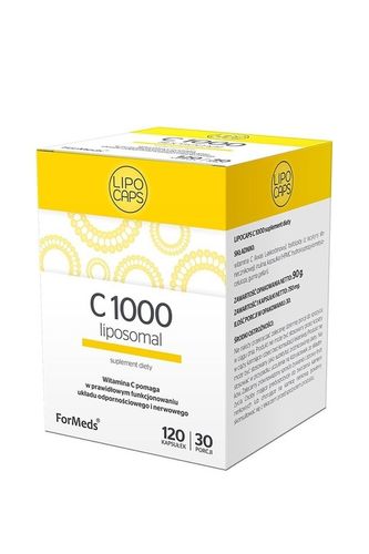 LIPOCAPS C1000 Liposomalna Witamina C 120 kapsułek na Arena.pl