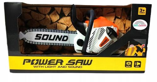 Duża Piła Łańcuchowa spalinowa dzieci ruchomy łańcuch silnik na Arena.pl