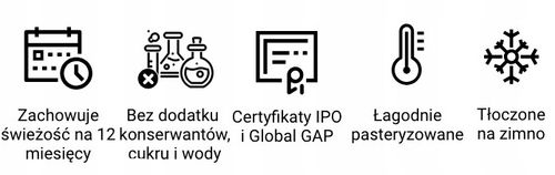 SOK BURAK-JABŁKO NFC ZDROWY 100% NATURALNY na Arena.pl