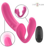 Podwójny strap-on z pilotem