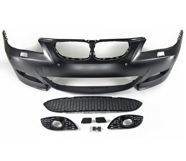 ZDERZAK M5 + Halogeny DO BMW E60, E61 Od 2003 Do 2007 Roku NA CZUJNIKI PDC zdjęcie 2