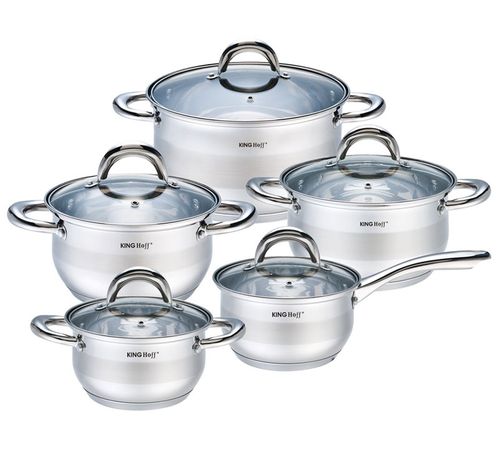 GARNKI KINGHOFF SILVER 10 ELE [KH-1096] na Arena.pl