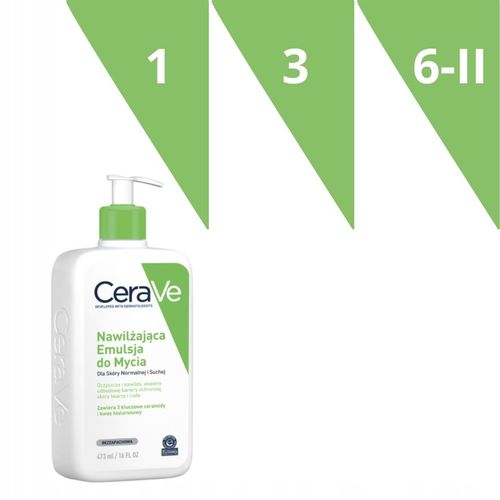 Emulsja CeraVe Nawilżająca do Mycia Dla Skóry Normalnej i Suchej 473ml na Arena.pl