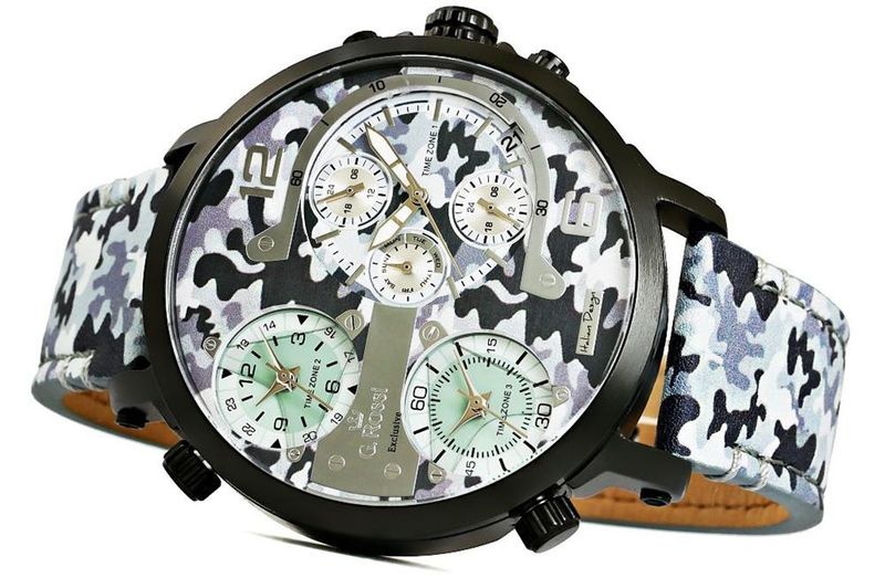 Zegarek Męski G.Rossi Triple Time E11706A2-6F2 zdjęcie 4