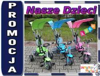 ROWER ROWEREK TROJKOLOWY BABY DELUXE 4 KOLORY !!!