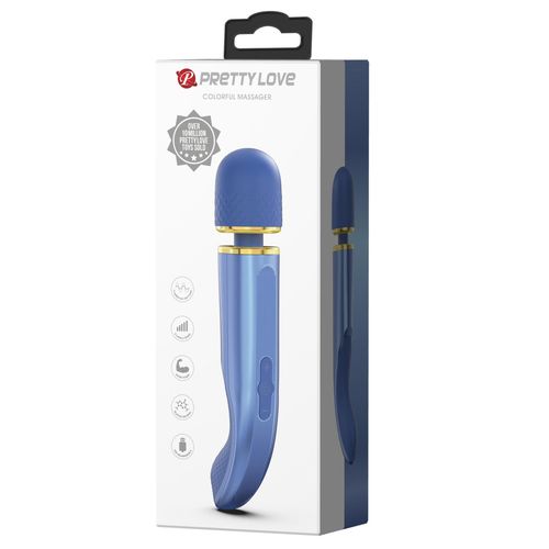 Pretty Love - Colorful Massager Blue, 7 Vibration Functions 5 Levels Of Sp na Arena.pl