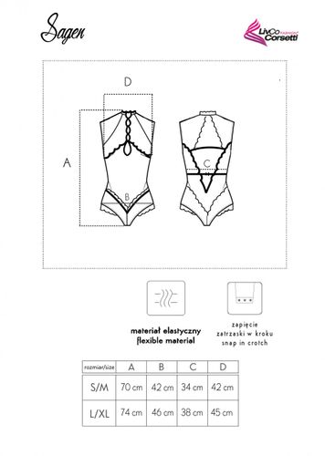 Seksowne Body Sagen Collection Livco Corsetti Fashion na Arena.pl