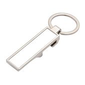 Brelok metalowy - otwieracz do butelek do sublimacji - prostokąt