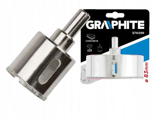 Wiertło diamentowe do gresu 83 mm GRAPHITE 57H299 na Arena.pl