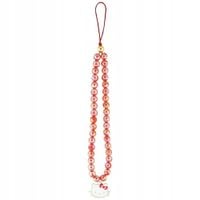 ZAWIESZKA NA TELEFON HELLO KITTY PEARLS KITTY HEAD CZERWONY