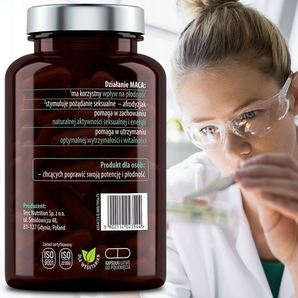 MACA NA LIBIDO POTENCJĘ SEX POŻĄDANIE MOCNY EKSTRAKT Z KORZENIA NA 90 NOCY zdjęcie 6