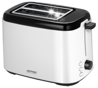 Toster MPM MTO-07 Biały Centrowanie Tacka 800W