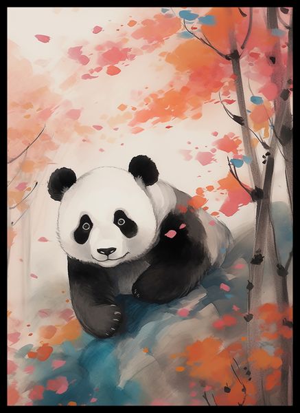 Plakat 39,5x55cm Panda wśród Klonów zdjęcie 2