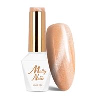 Lakier hybrydowy LED/UV Gel Polish Oranges Cat Eye Nr 180 MollyNails 8g
