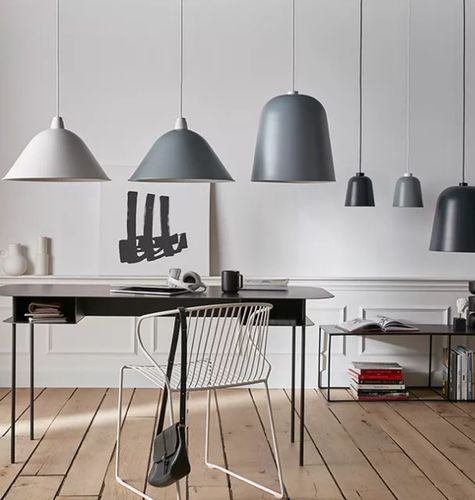 LED LAMPA WISZĄCA MADISON 38CM E27 METALOWA GRAFIT na Arena.pl