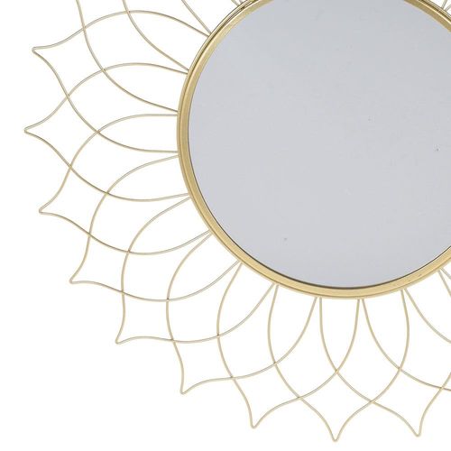 LUSTRO ŚCIENNE SŁOŃCE ZŁOTE 50 CM na Arena.pl