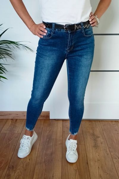 MS2 Jeansy M.SARA Push Up Z PASKIEM wyszczuplające r. 44 XXL (33, 34) zdjęcie 9