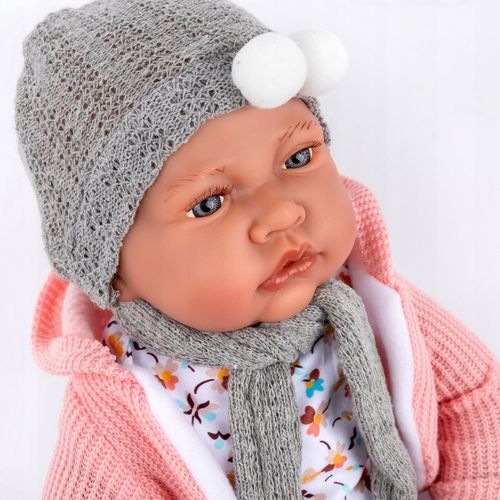 LALKA BOBAS DUŻA INTERAKTYWNA REALISTYCZNA SMOCZEK KINDERPLAY MÓWI 41CM na Arena.pl