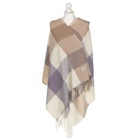 PETERSON szalik duży ciepły elegancki miły w dotyku S002 szary