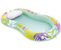 Dmuchany fotel leżanka 206x122 cm INTEX 57803 miętowy