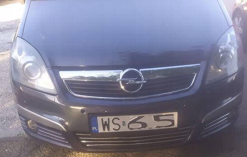 OPEL ZAFIRA B Listwy CHROM GRILL atrapa + HALOGEN na Arena.pl