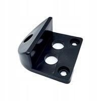 STOPER OGRANICZNIK DO BRAMY DWUSKRZYDŁOWEJ GUMOWY 150x130x65 ODBÓJ CZARNY